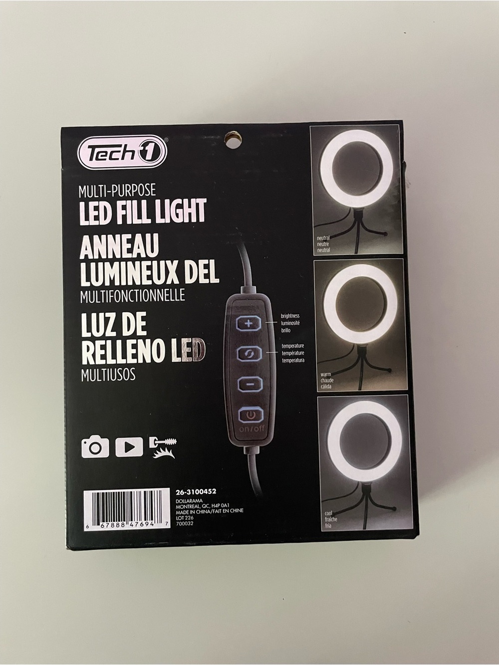Multi-Purpose LED Fill Light - Black - Picture 2 of 2
